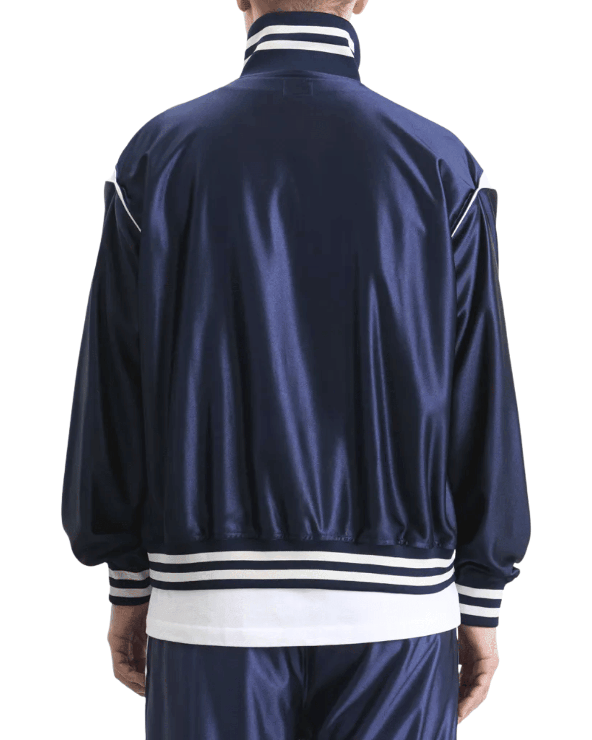 Track Jacket - Tricot Sateen Navy - LIKELIHOOD