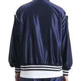 Track Jacket - Tricot Sateen Navy - LIKELIHOOD