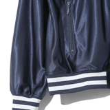 Track Jacket - Tricot Sateen Navy - LIKELIHOOD