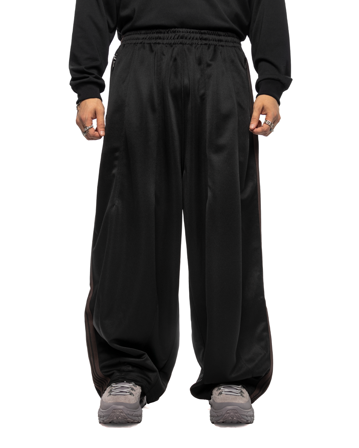 H.D. Track Pant - Poly Smooth Black