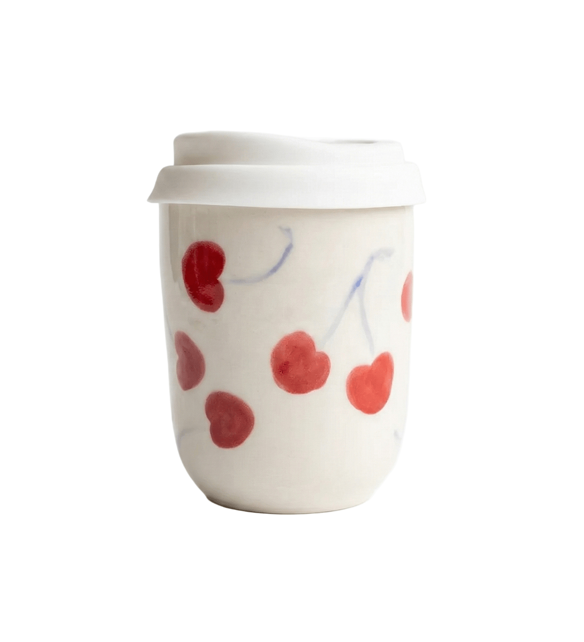Travel Mug Painted Cherries - LIKELIHOOD