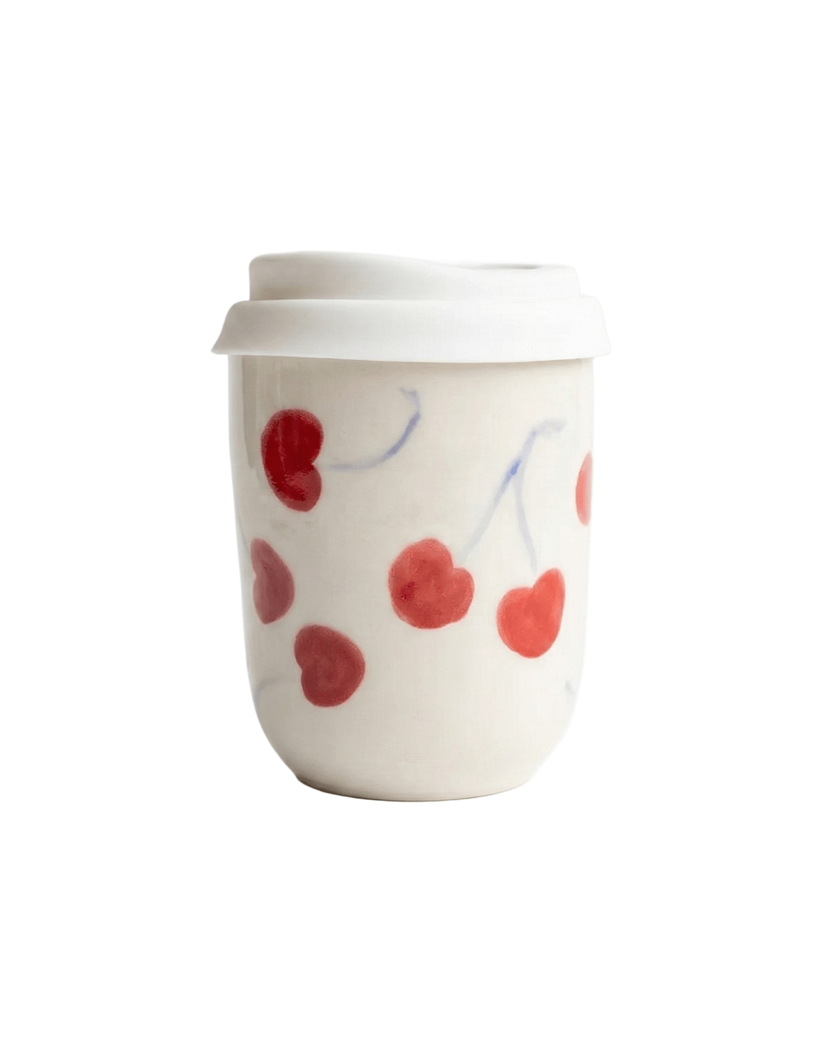 Travel Mug Painted Cherries - LIKELIHOOD