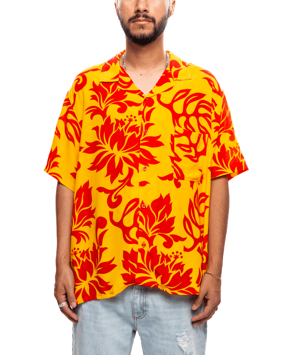 Tropical Flowers SS Shirt - LIKELIHOOD