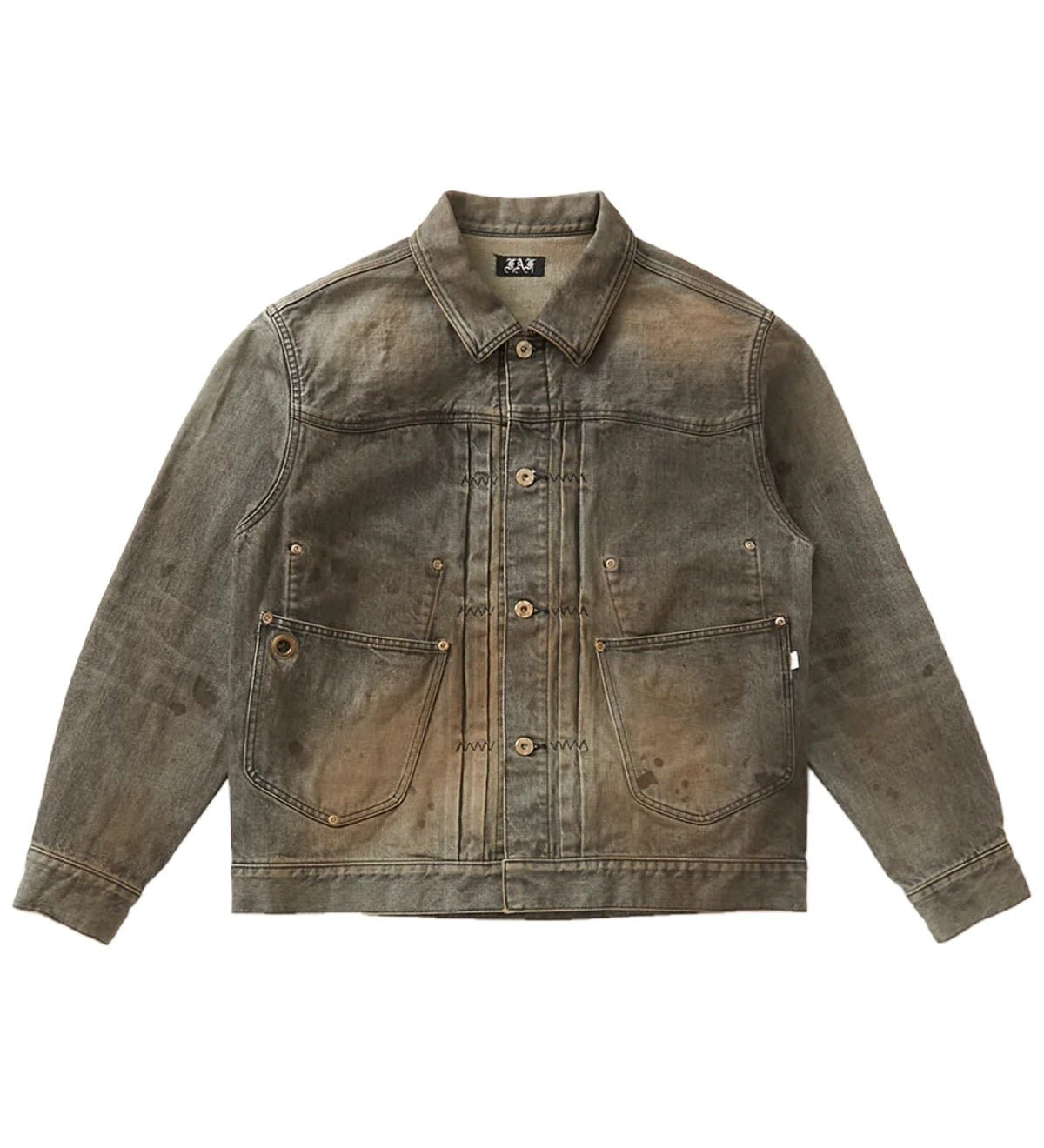 Type 2.5 Dirt Denim Jacket Black - LIKELIHOOD