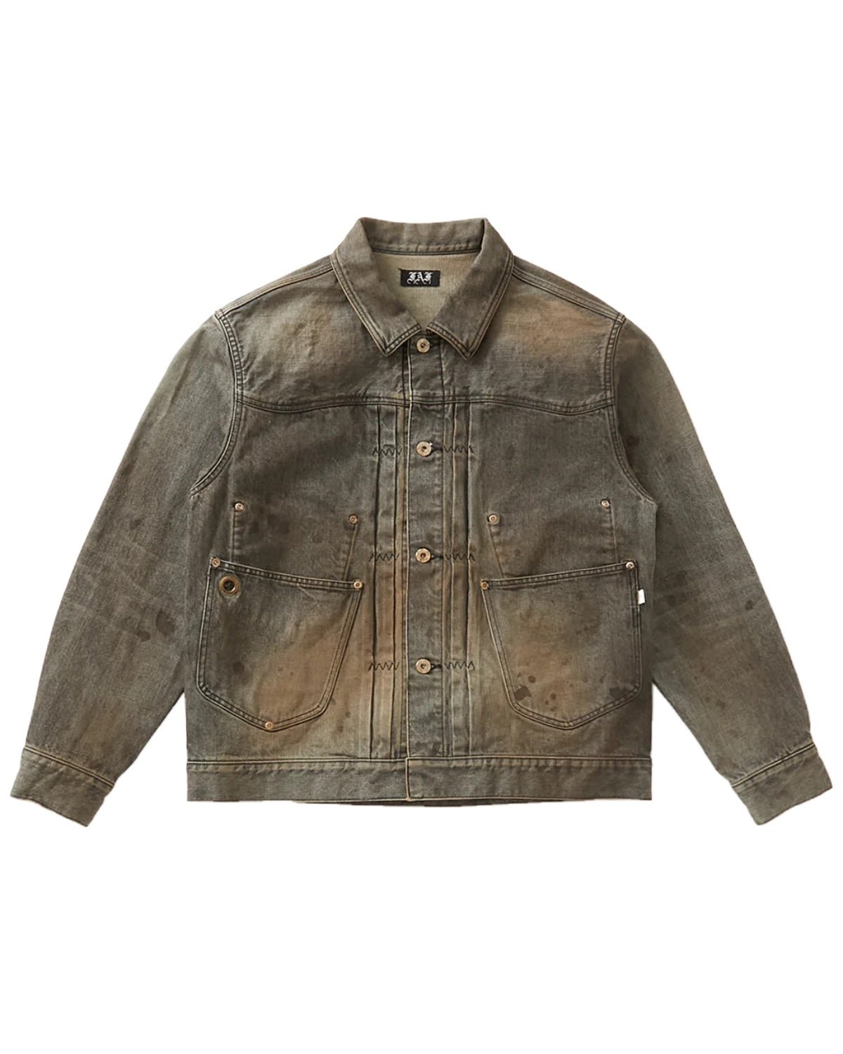 Type 2.5 Dirt Denim Jacket Black - LIKELIHOOD