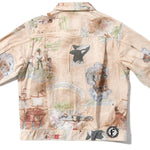 Type 2.5 Dirt Denim Jacket Print Island - LIKELIHOOD