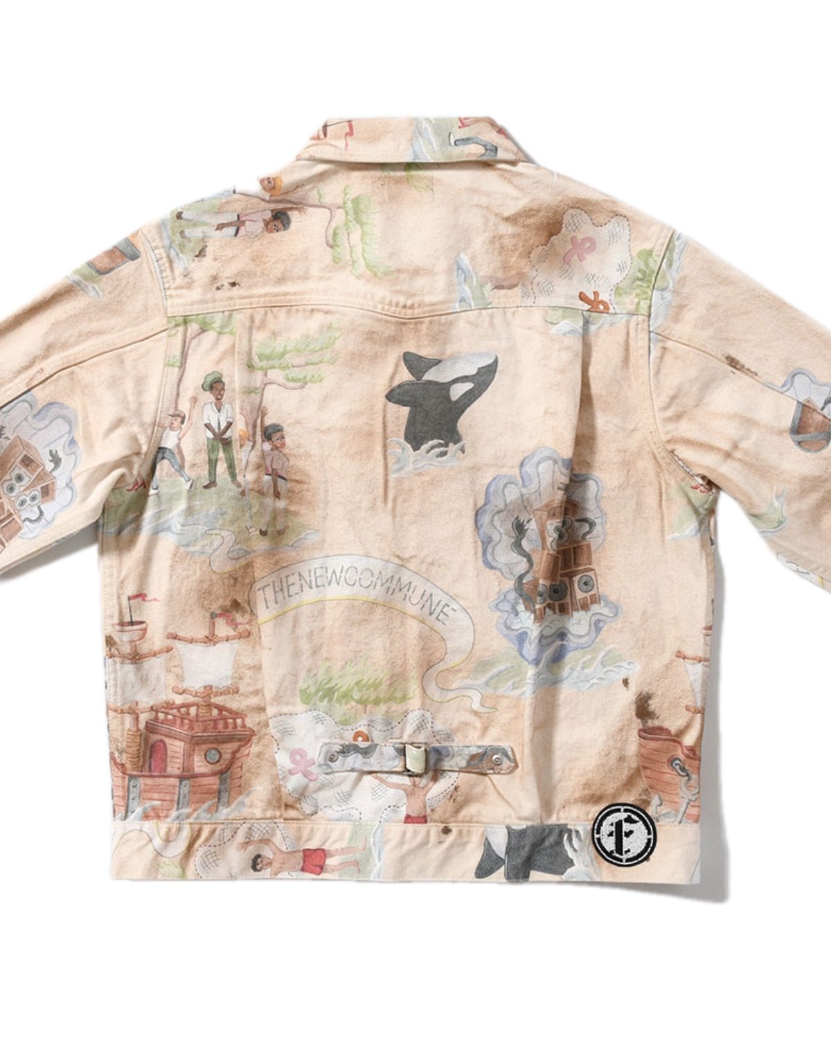 Type 2.5 Dirt Denim Jacket Print Island - LIKELIHOOD