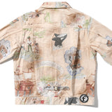 Type 2.5 Dirt Denim Jacket Print Island - LIKELIHOOD