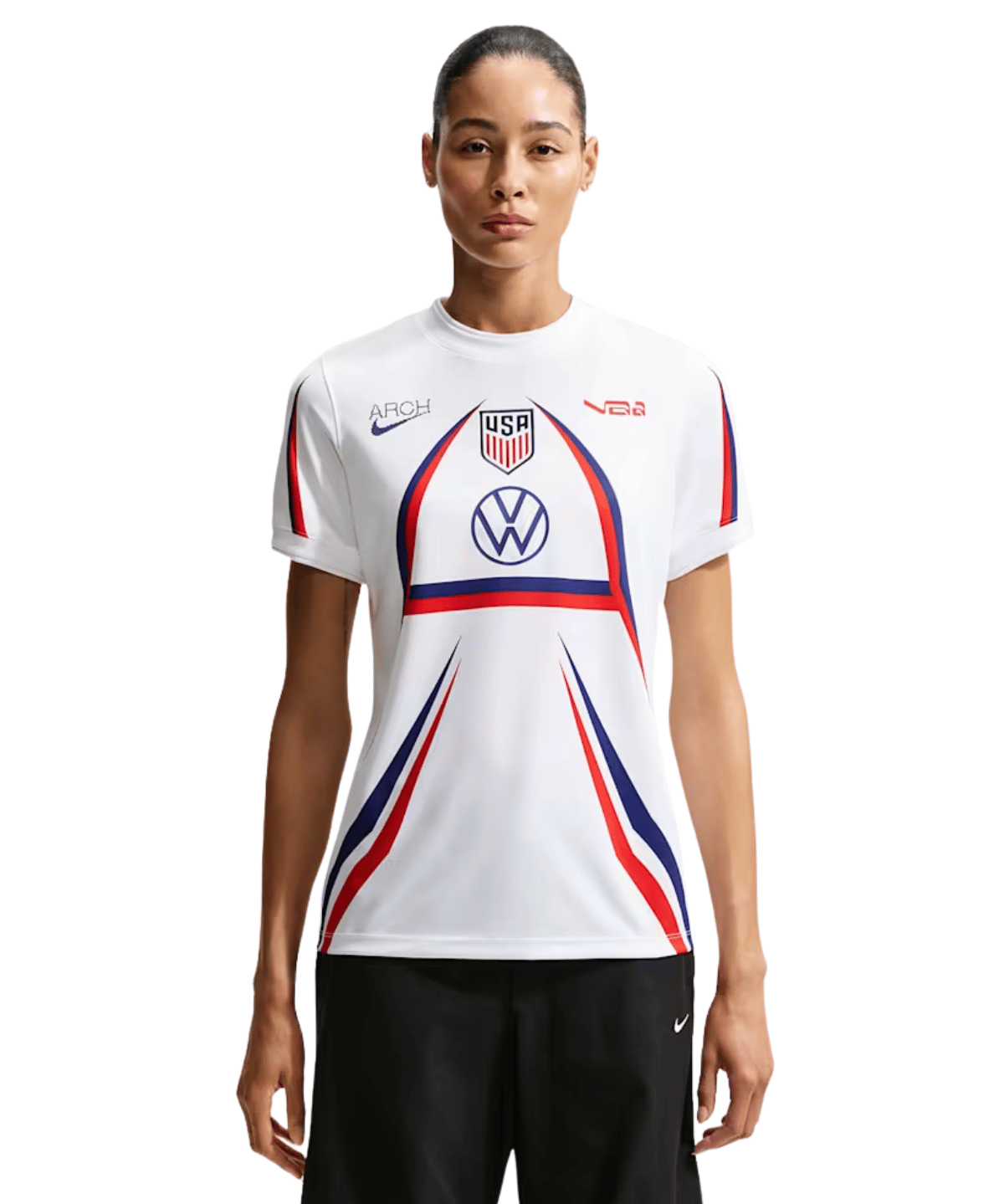 USA x V.A.A. Women's Short-Sleeve Soccer Top - LIKELIHOOD