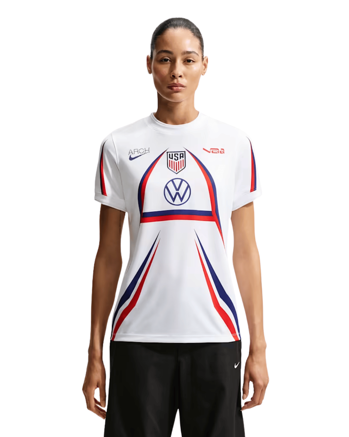 USA x V.A.A. Women's Short-Sleeve Soccer Top - LIKELIHOOD