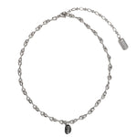 Vertebra Shard Necklace Black - LIKELIHOOD