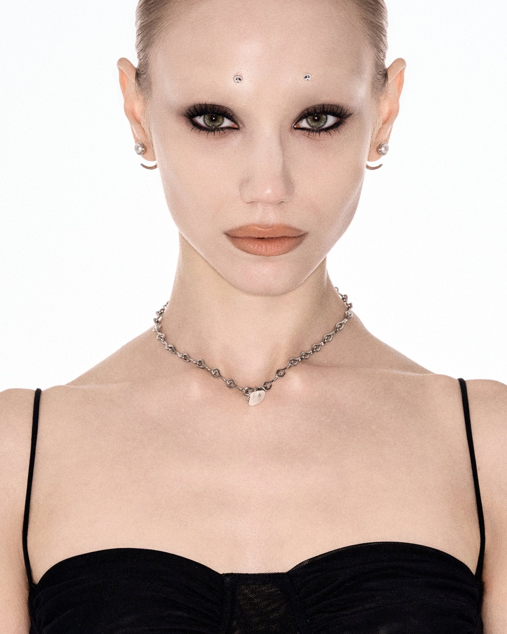 Vertebra Shard Necklace White - LIKELIHOOD