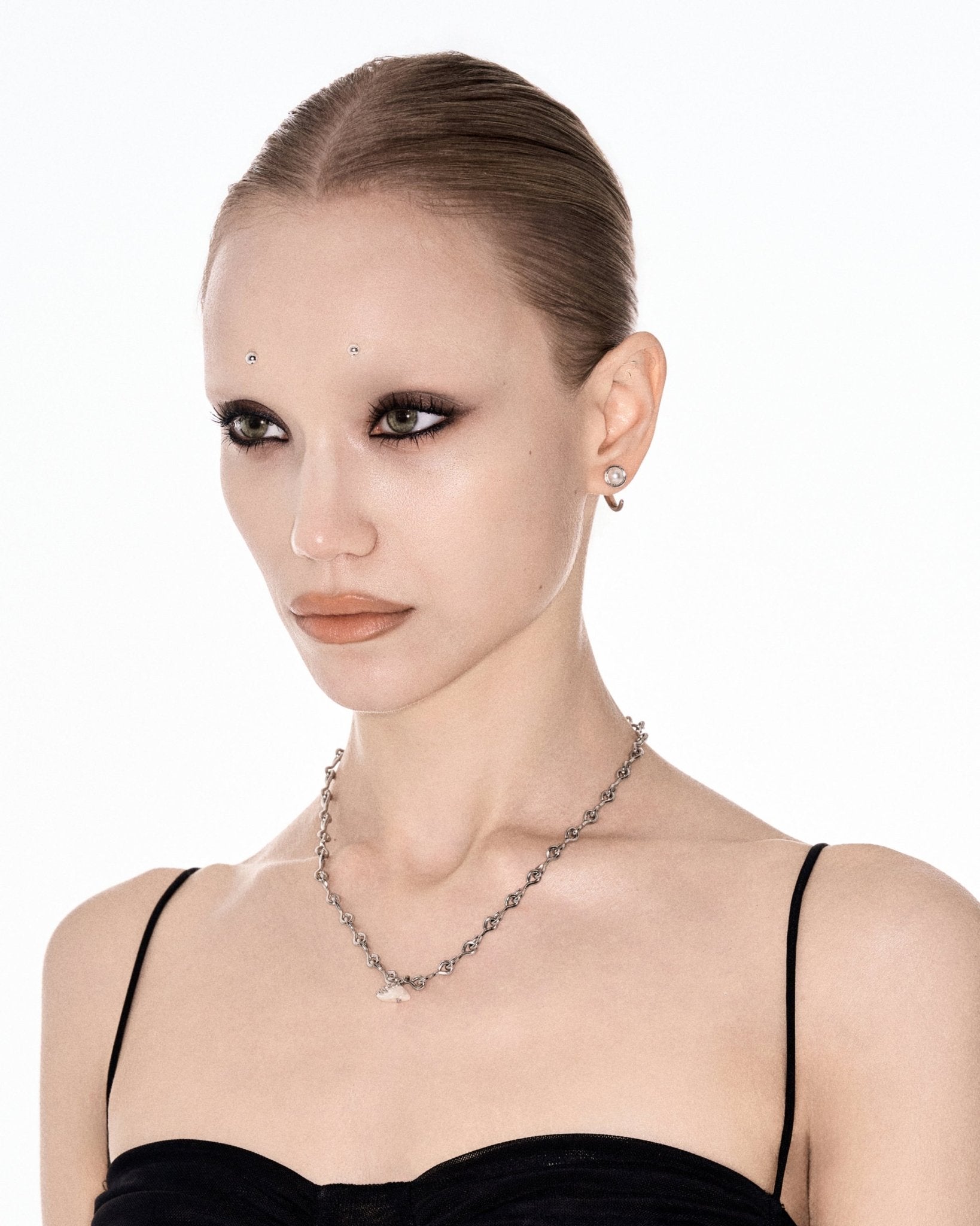 Vertebra Shard Necklace White - LIKELIHOOD