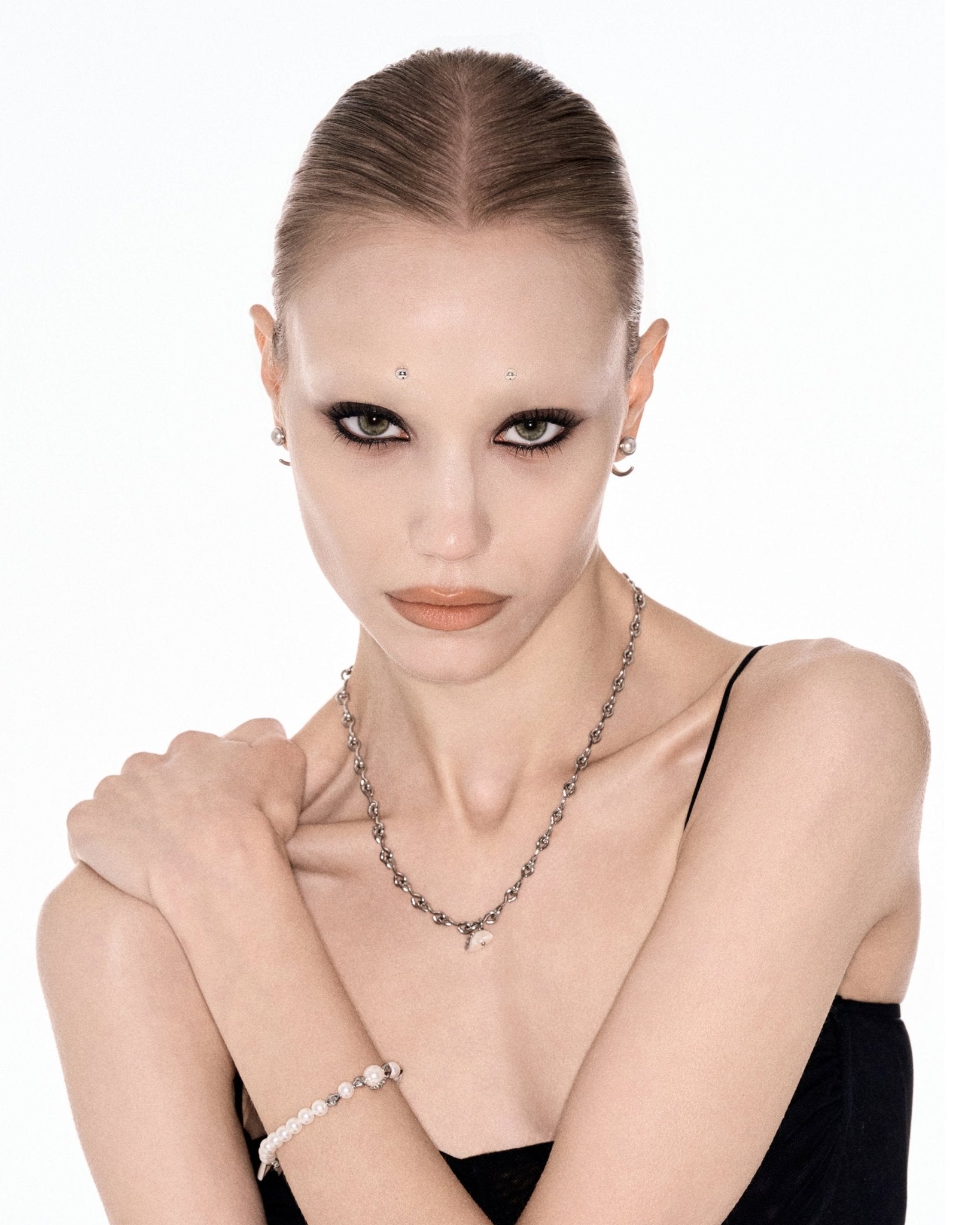 Vertebra Shard Necklace White - LIKELIHOOD