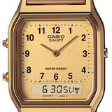 Vintage Gold Analog Digital Watch AQ230GA - 9BVT - LIKELIHOOD
