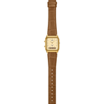 Vintage Gold Leather Watch AQ230EGL-9A - LIKELIHOOD