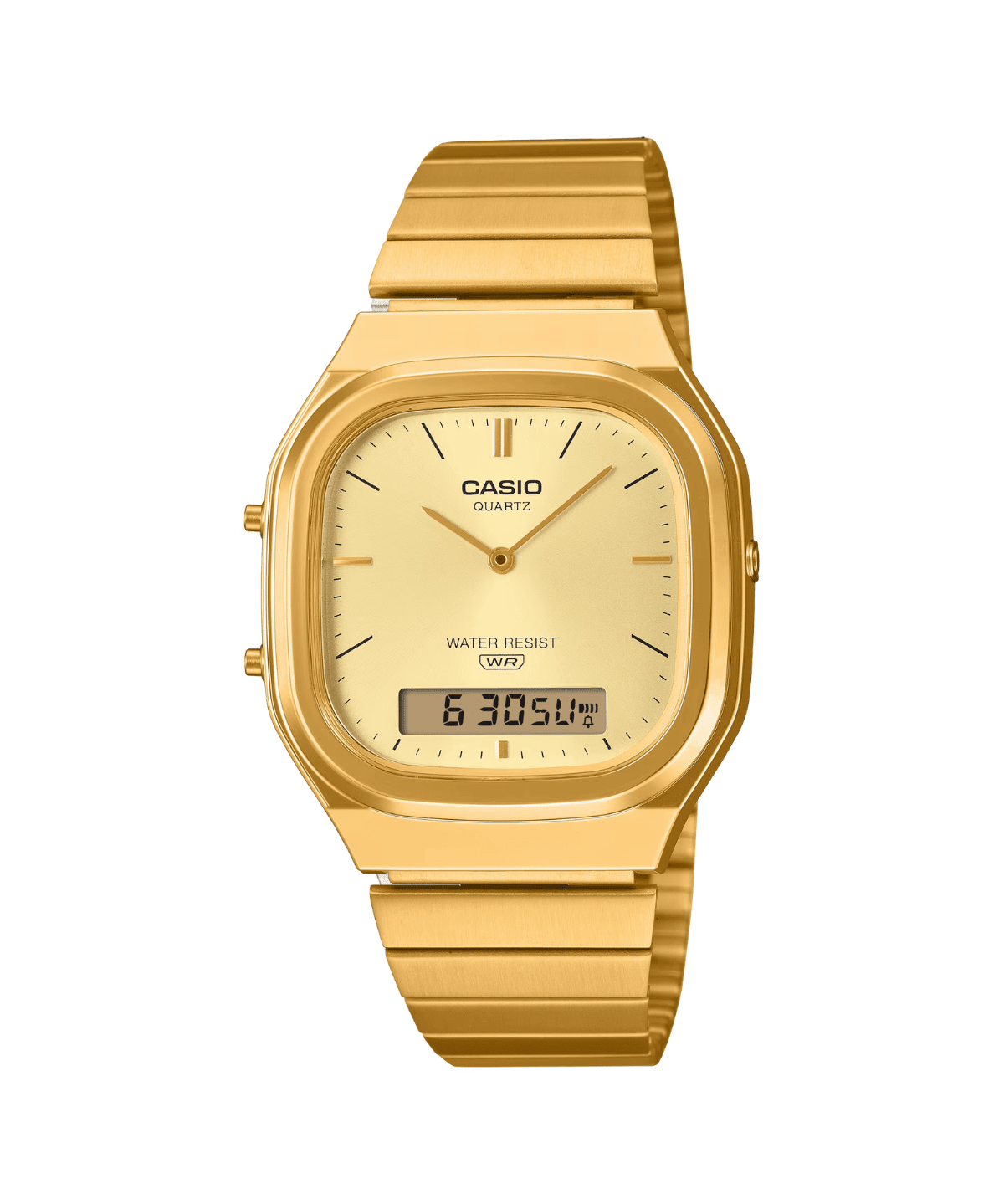 Vintage Gold Stainless Steel Watch AQ240EG-9A - LIKELIHOOD