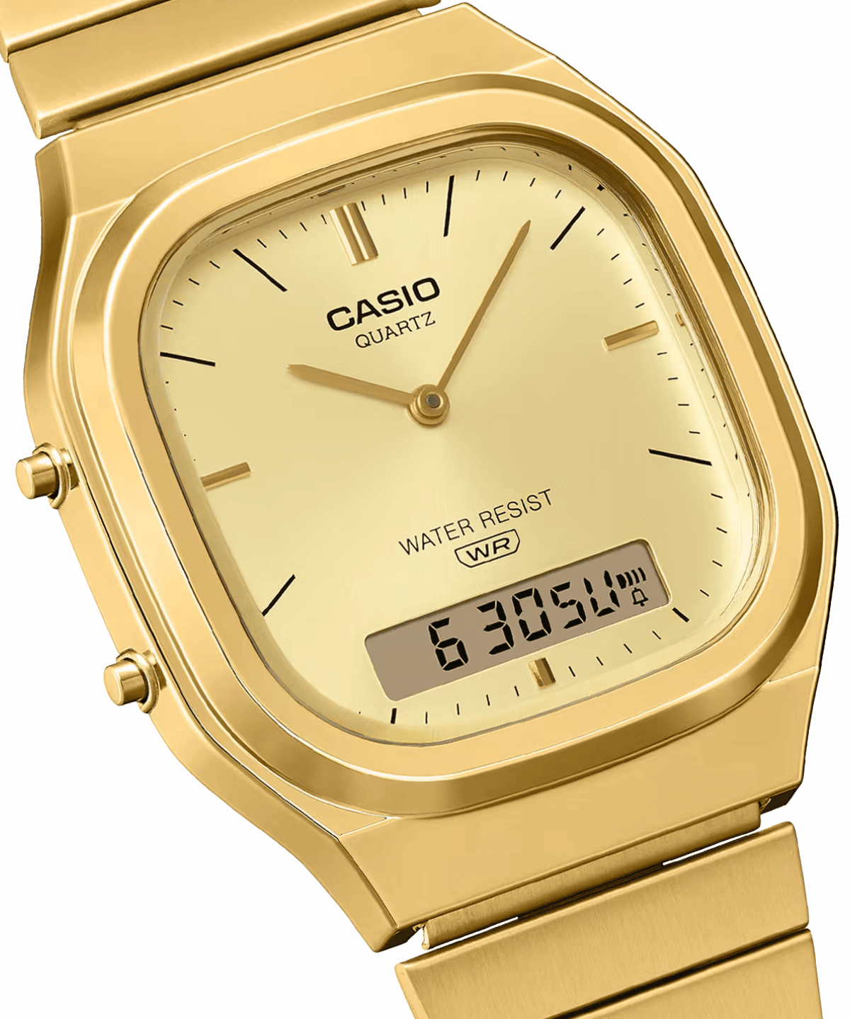 Vintage Gold Stainless Steel Watch AQ240EG-9A - LIKELIHOOD