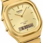 Vintage Gold Stainless Steel Watch AQ240EG-9A - LIKELIHOOD