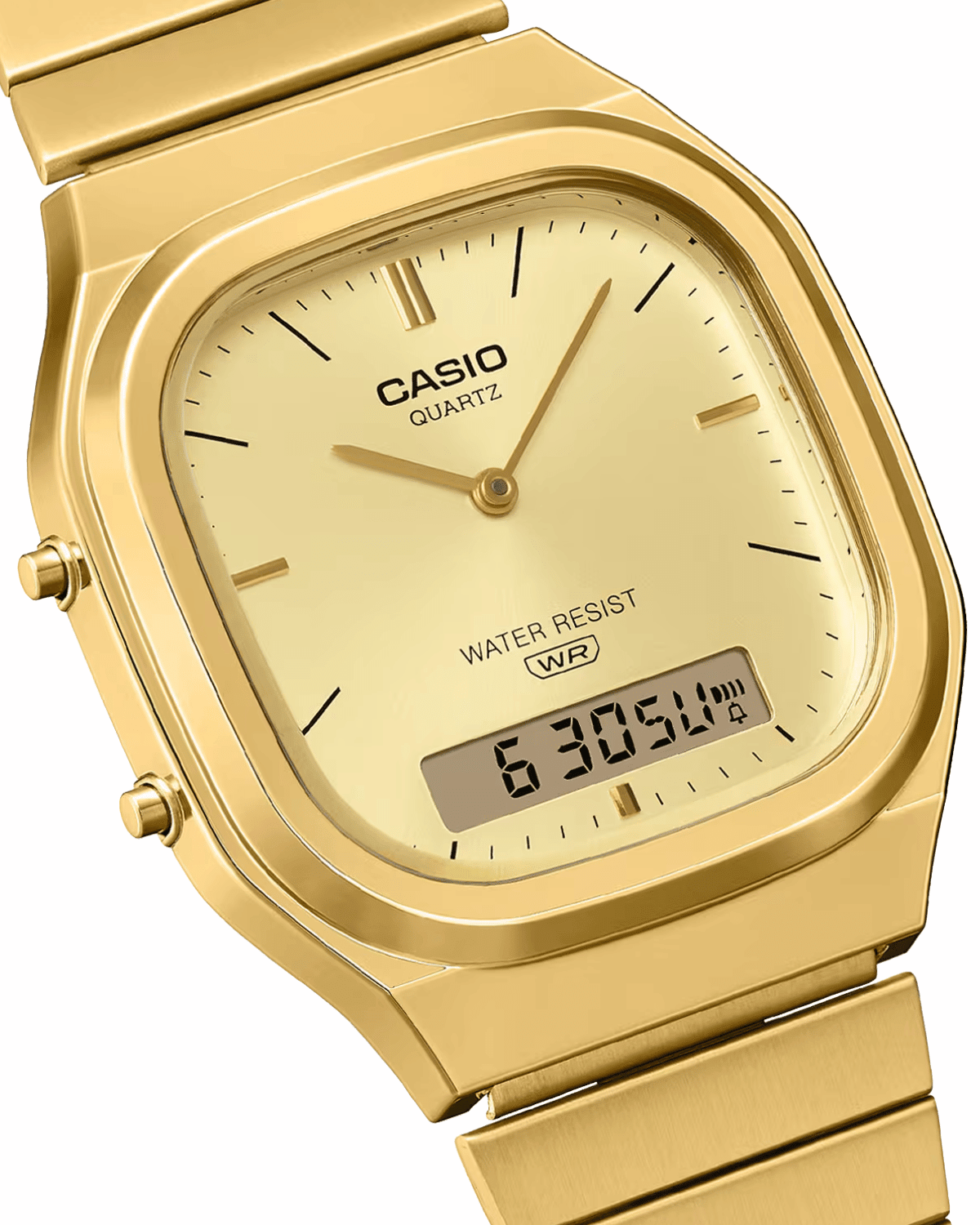 Vintage Gold Stainless Steel Watch AQ240EG-9A - LIKELIHOOD