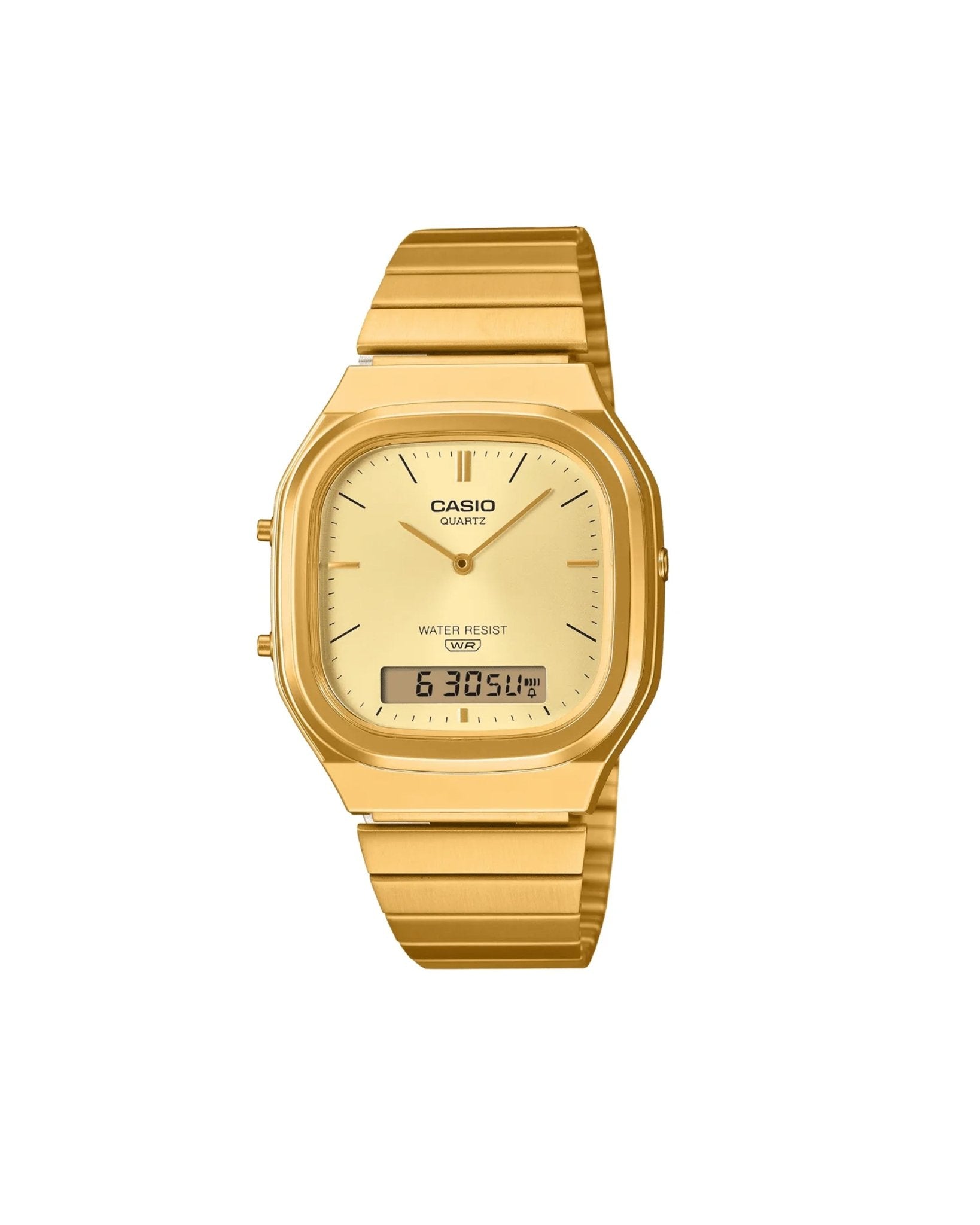 Vintage Gold Stainless Steel Watch AQ240EG-9A - LIKELIHOOD