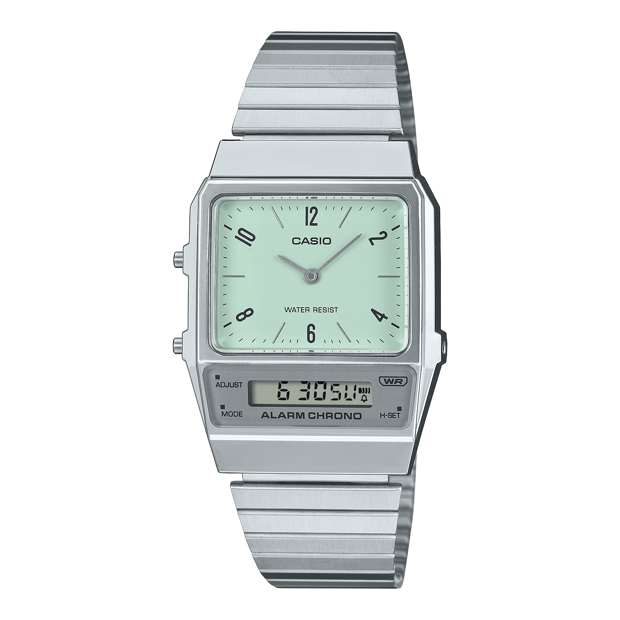 Vintage Silver Analog Digital Watch AQ800E - 3AVT - LIKELIHOOD