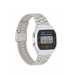 Vintage Silver and Black Metal Watch A168WA - 1Q - LIKELIHOOD