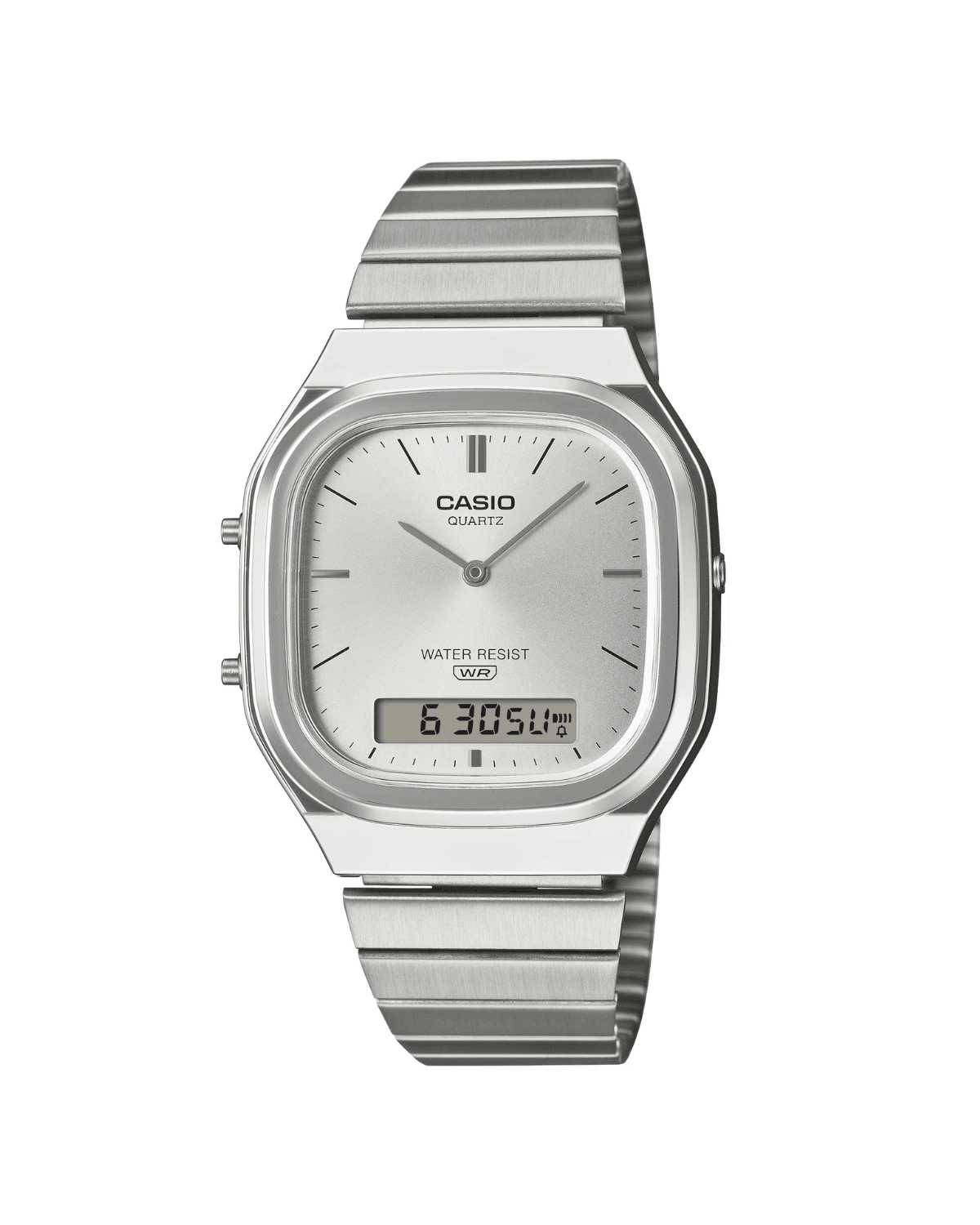 Vintage Silver Stainless Steel Watch AQ240E-7A - LIKELIHOOD