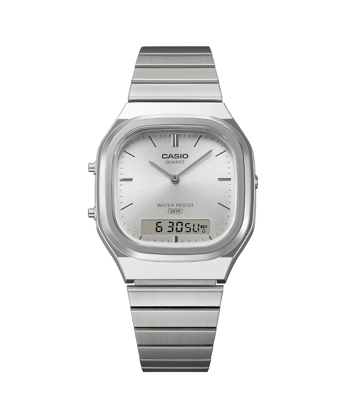 Vintage Silver Stainless Steel Watch AQ240E-7A - LIKELIHOOD