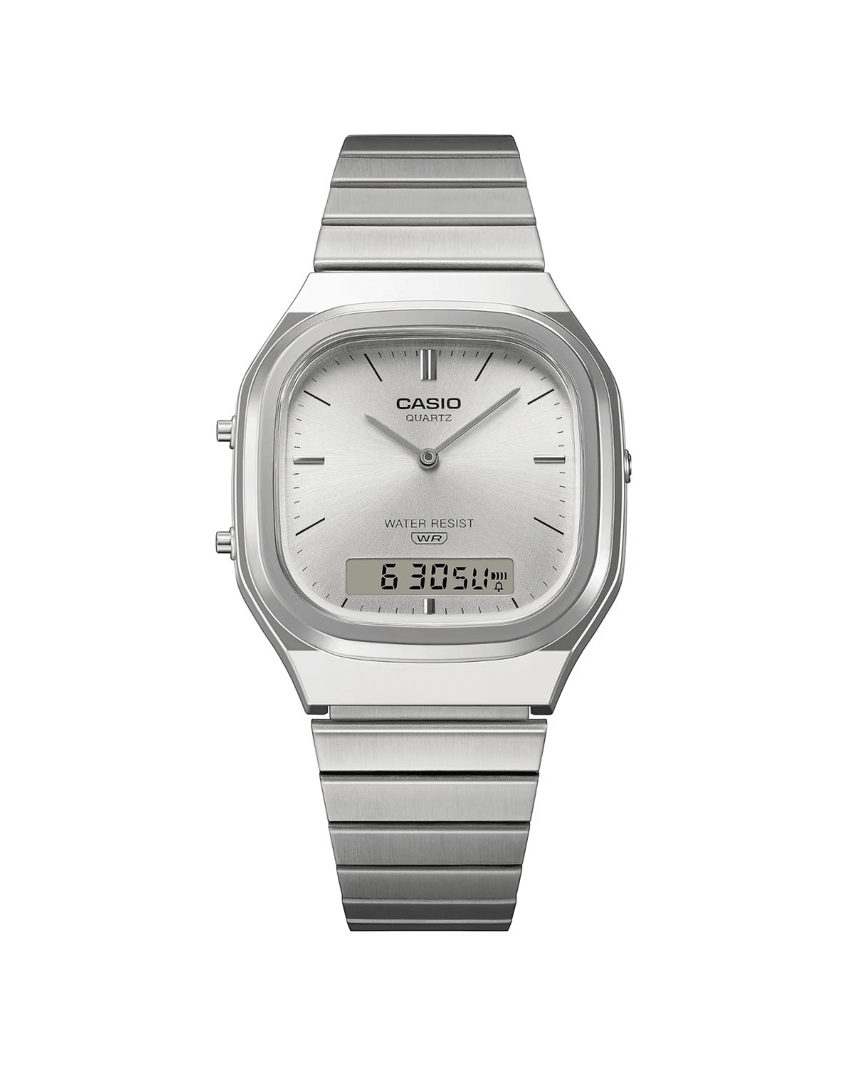 Vintage Silver Stainless Steel Watch AQ240E-7A - LIKELIHOOD