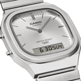 Vintage Silver Stainless Steel Watch AQ240E-7A - LIKELIHOOD
