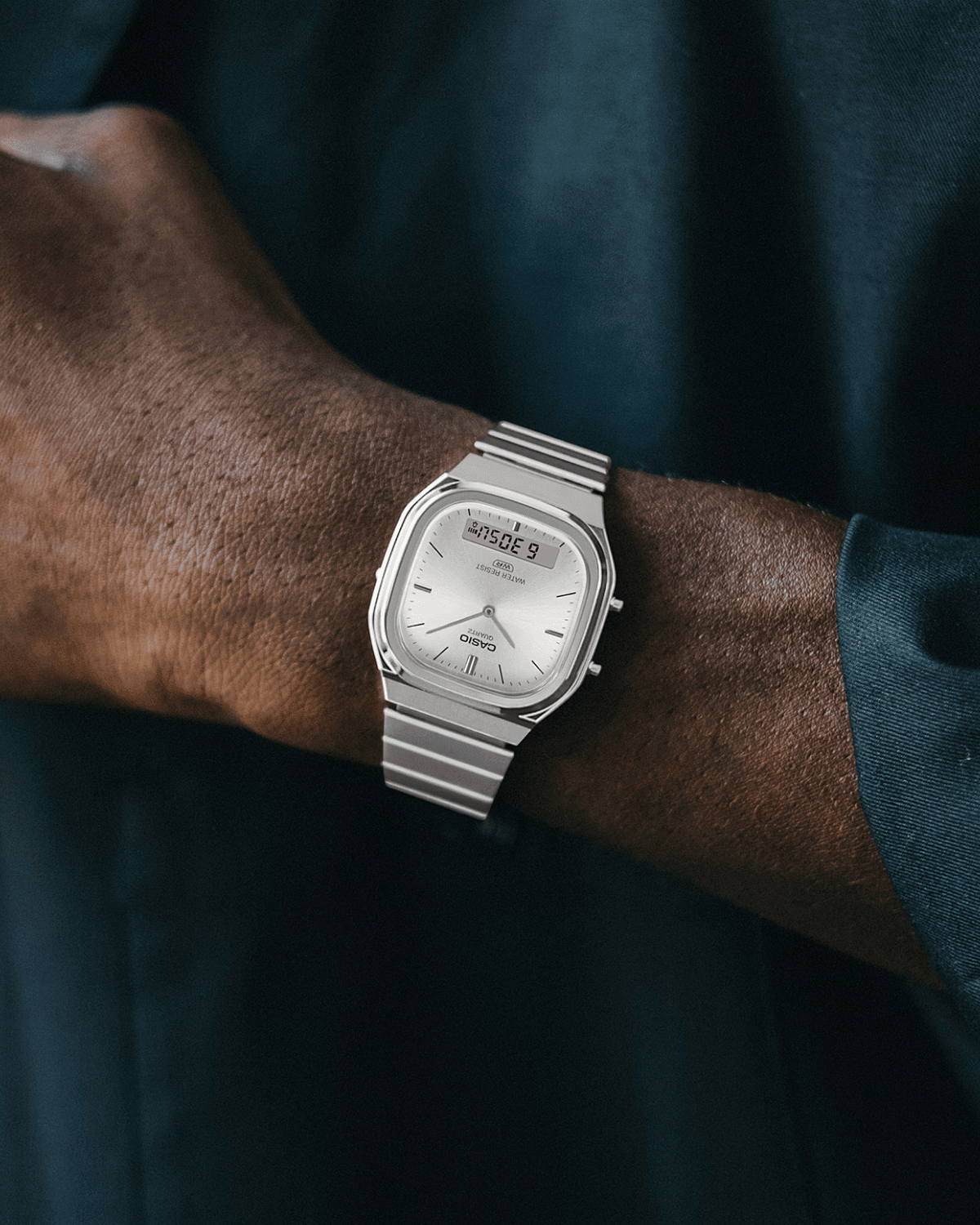 Vintage Silver Stainless Steel Watch AQ240E-7A - LIKELIHOOD
