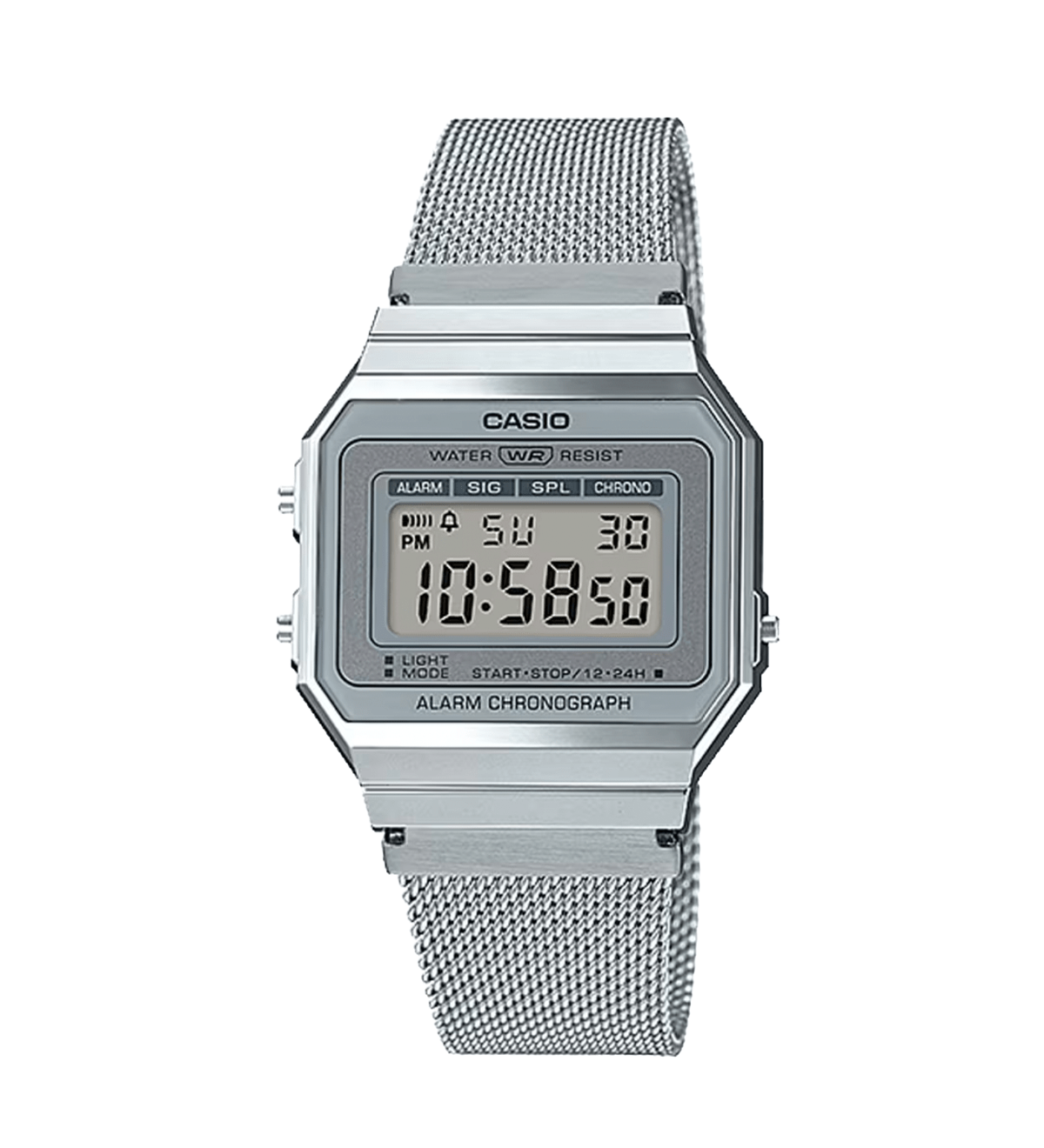 Vintage Stainless Steel Silver Watch A700WM - 7AVT - LIKELIHOOD