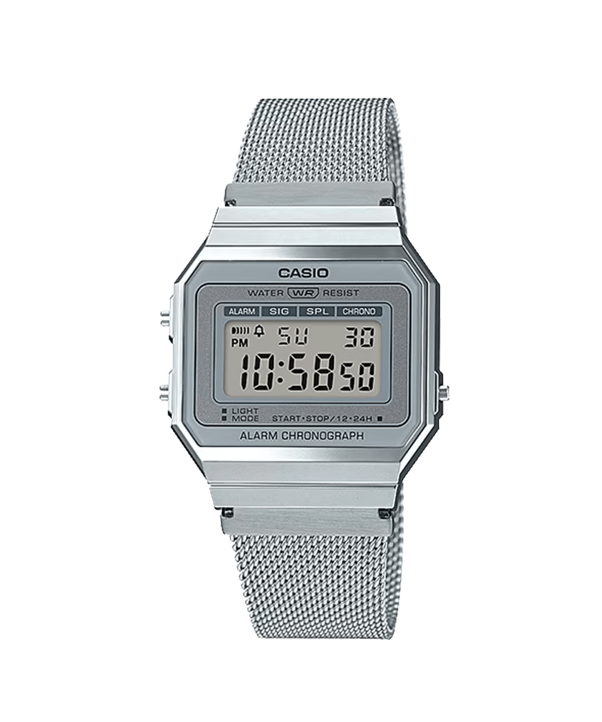 Vintage Stainless Steel Silver Watch A700WM - 7AVT - LIKELIHOOD