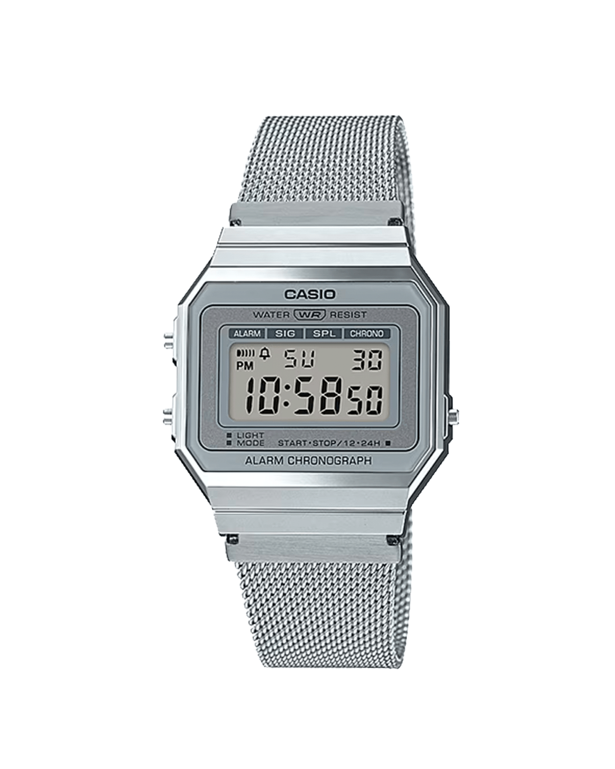 Vintage Stainless Steel Silver Watch A700WM - 7AVT - LIKELIHOOD