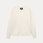 Waffle Cashmere Sweater Ivory - LIKELIHOOD