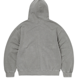 Waffle Lined Zip Up Hoodie Dark Grey - LIKELIHOOD