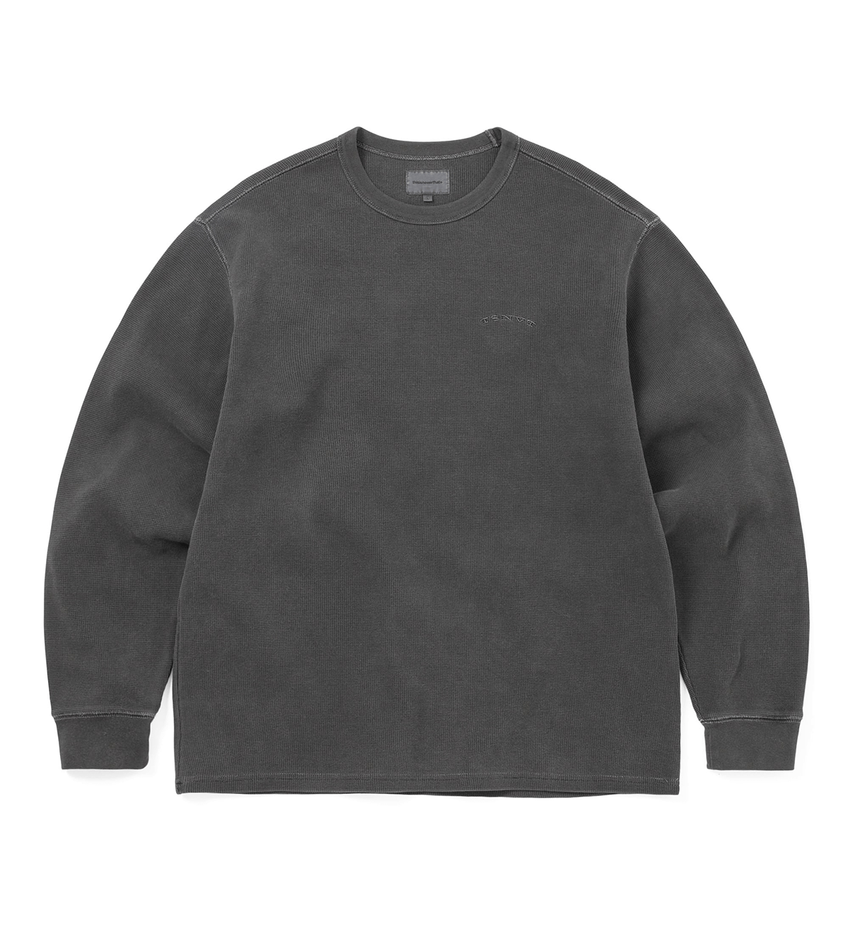 Waffle L/S Tee Charcoal - LIKELIHOOD
