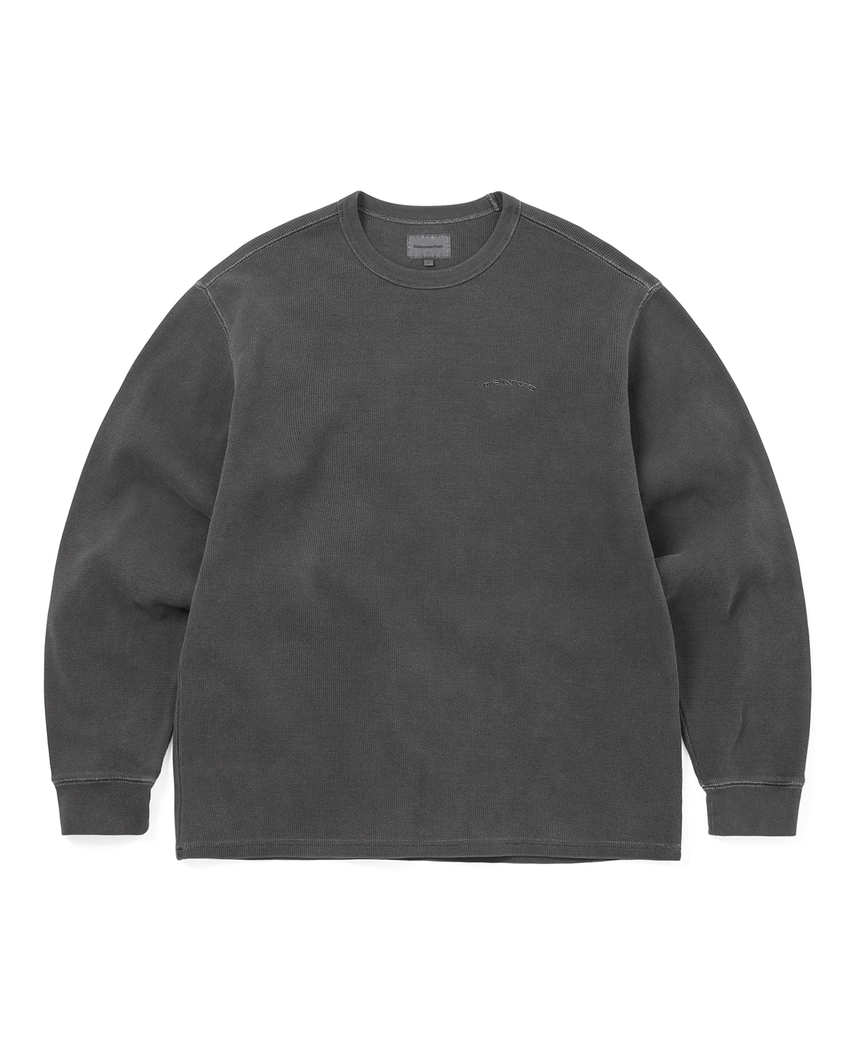 Waffle L/S Tee Charcoal - LIKELIHOOD
