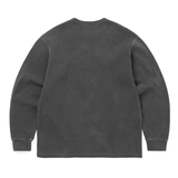 Waffle L/S Tee Charcoal - LIKELIHOOD