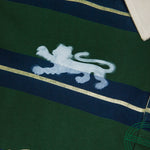 Washed Striped Rugby Green - LIKELIHOOD