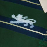 Washed Striped Rugby Green - LIKELIHOOD