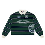Washed Striped Rugby Green - LIKELIHOOD