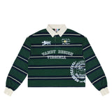 Washed Striped Rugby Green - LIKELIHOOD