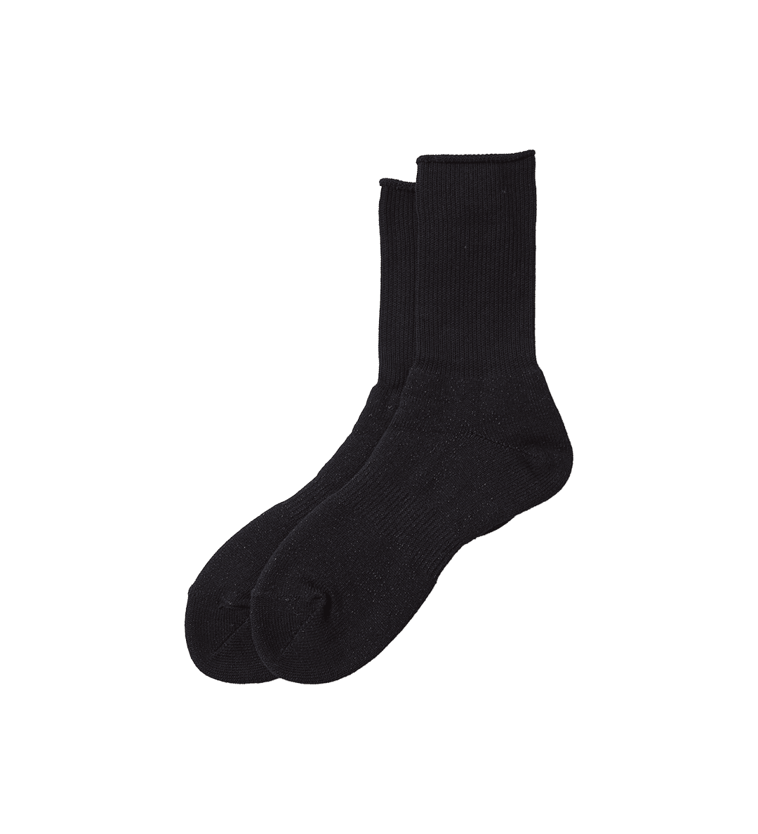 Washi Pile Crew Socks Black - LIKELIHOOD