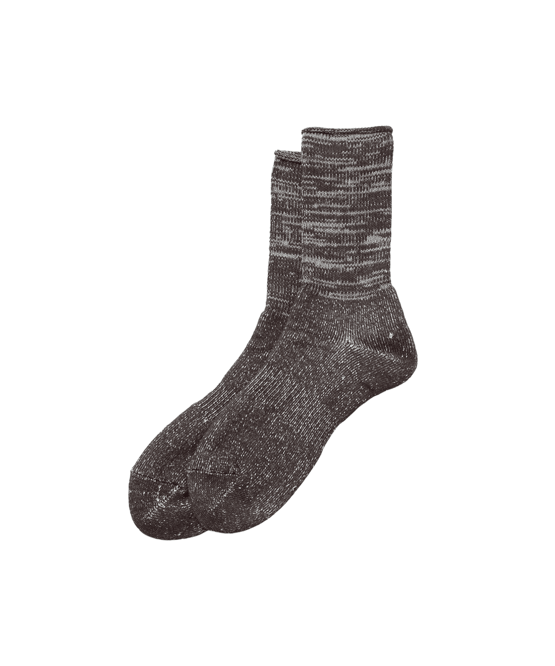 Washi Pile Crew Socks Charcoal - LIKELIHOOD