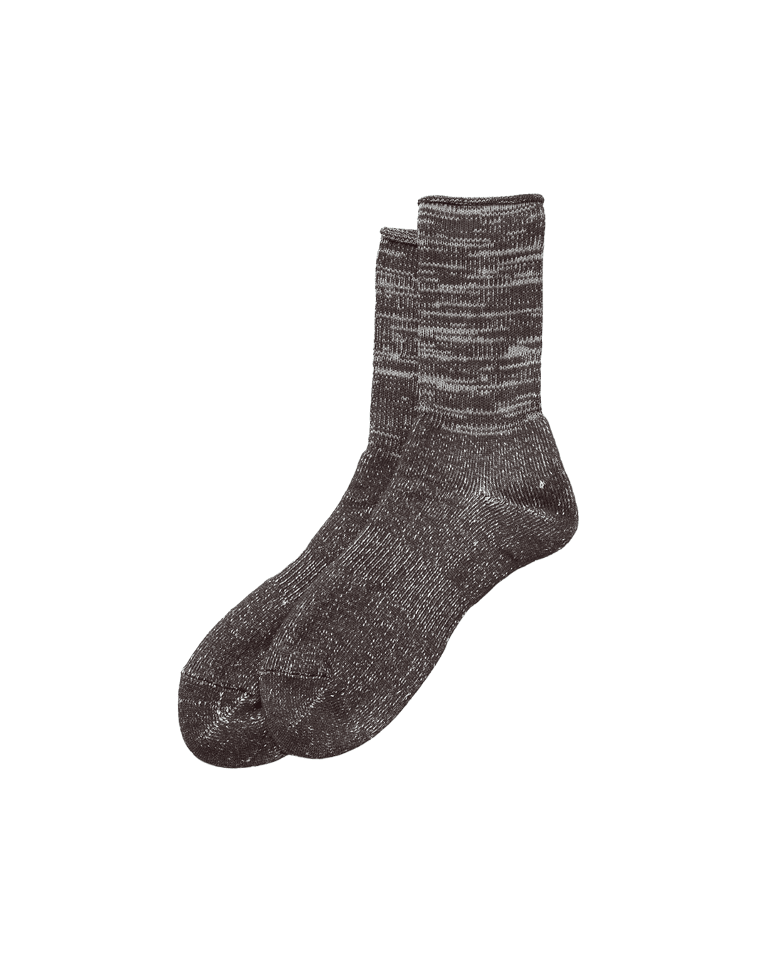 Washi Pile Crew Socks Charcoal - LIKELIHOOD
