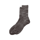 Washi Pile Crew Socks Charcoal - LIKELIHOOD