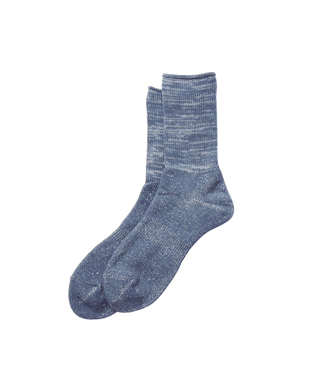 Washi Pile Crew Socks Slate Blue - LIKELIHOOD