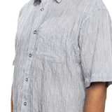 Wavy Striped Shirt Blue - LIKELIHOOD